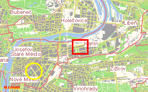 Prague map, level 2