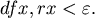 \begin{displaymath}
d\( f\( x\),r\( x\)\)< \varepsilon .
\end{displaymath}