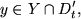 \begin{displaymath}y \in Y \cap D'_t,\end{displaymath}
