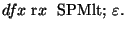 \displaystyle d\( f\( x\) r\( x\) \) SPMlt; \varepsilon .
$